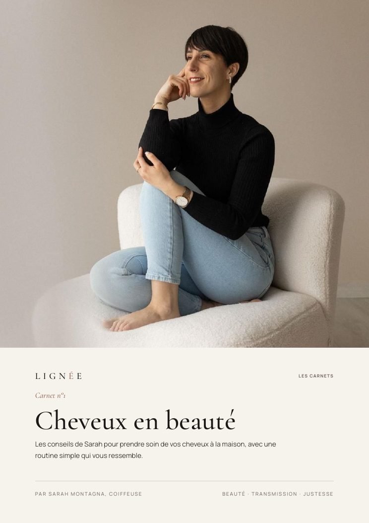 Couverture du carnet n°1, Cheveux en beauté